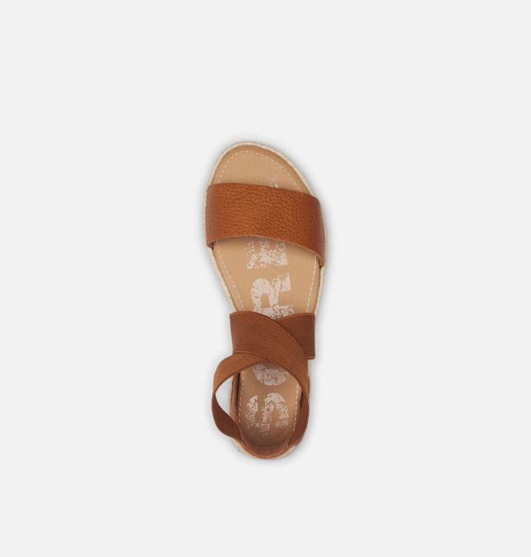 Sandalias Sorel Mujer - Ella™ Jute Flat Marrones - 20961-WKSV